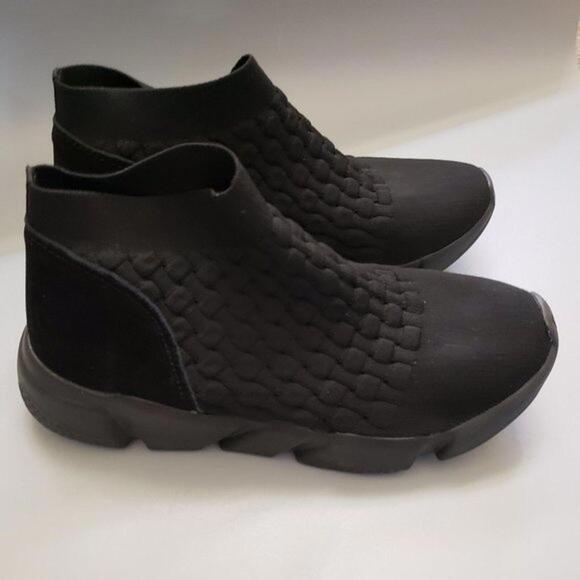 New Bernie Mev black hightops 39 comfy womans shoes 8.5 - Picture 1 of 8